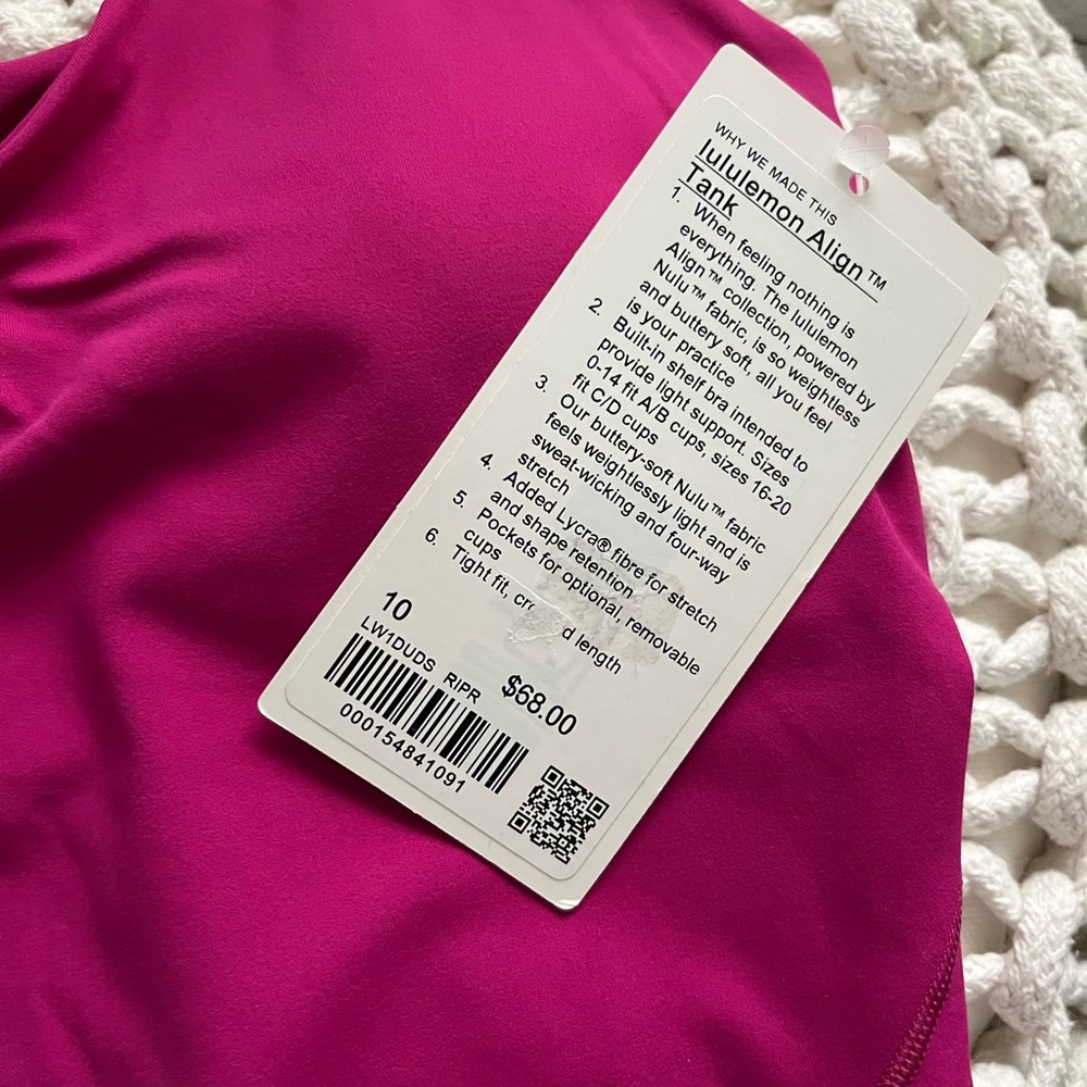 Lululemon Align Top Size 10 - Picture 2 of 3
